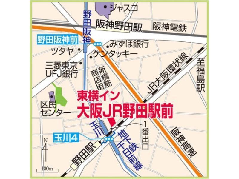 Toyoko Inn Osaka Jr Noda Ekimae Exteriér fotografie